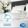 SWEET NIGHT - Housse intégrale Matelas imperméable 90x190 cm | Anti-Punaise de lit et Anti-acariens | Rénove Matelas | Fermeture