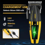 VGR 285 Fresh Fade Tondeuse à Cheveux Hommes Professionnel, 9000 RPM Tondeuse Pro Sans Fil pour Coupe de Cheveux Compacte Légère