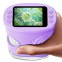 ASPOVEN Microscope Enfant Portable 1000X – Microscope Numérique avec Écran IPS 2 Pouces et 8 LED, Fonction Photo & Vidéo, Jouet