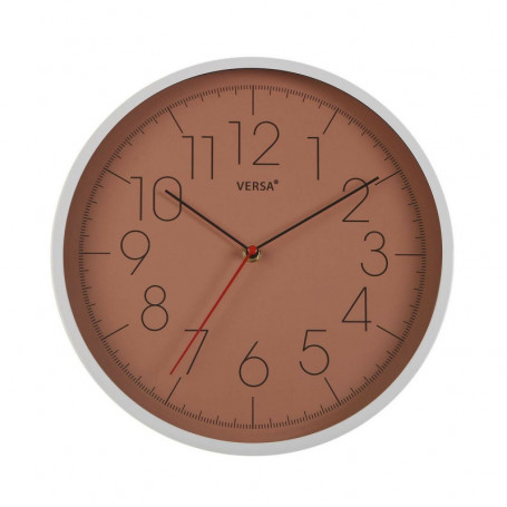 Horloge Murale Versa Terre cuite Plastique (4,3 x 30,5 x 30,5 cm) 31,99 €