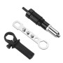 POFET Adaptateur Riveteuse, Kit d'adaptateur de Pistolet à Riveter pour Perceuse électrique sans Fil, Pistolet à Riveter électri