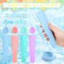 Moule à Glace en Silicone 8 Pièces Popsicle Mold Ice Pop Mold Moule à Popsicle Moule Glace à L'eau