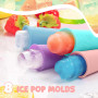 Moule à Glace en Silicone 8 Pièces Popsicle Mold Ice Pop Mold Moule à Popsicle Moule Glace à L'eau