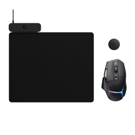 Logitech G G502 X PLUS LIGHTSPEED Souris gaming RVB sans fil, système de charge sans fil POWERPLAY 2, charge illimitée, RVB pers