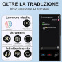 VXVMN Traducteur Vocal Instantané Sans Connexion, Portable Traducteur Instantané Traducteur Simultané avec 148 Langues, Traducte
