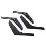 Inovey Cache Poignée Intérieure De Porte De Voiture Panneau De Garniture D'Accoudoir Intérieur Compatible avec VW Golf 6 GTI Mk6