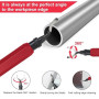 Flintronic® Outil D'ébavurage Manuel, 1 Manche en Métal + 11 Lames BS1010 HSS Lames D'ébavurage Rotatives en Métal à 360° pour T