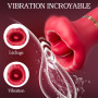 Vibromasseur femme clitoridien puissant sex toys - Vibro-masseur pour femme avec 10 modes de vibration et 10 modes de léchage, v