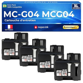 MC-G04 MCG04 5813C001 Cartouche de Maintenance Compatible pour Canon MAXIFY GX1040 GX2040 GX3040 GX4040 Pack 4 Haute capacité
