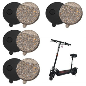 Lot de 8 Plaquettes de Frein pour Trottinette Électrique,Plaquette de Frein Semi métal,Plaquettes de Frein à Disque pour Scooter