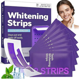 14 PièCes Bandes Blanchiment Dentaire Violet, Bandes Nettoyantes Pour Blanchiment, Facile À Utiliser, Élimine Les Taches De Café