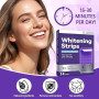 14 PièCes Bandes Blanchiment Dentaire Violet, Bandes Nettoyantes Pour Blanchiment, Facile À Utiliser, Élimine Les Taches De Café