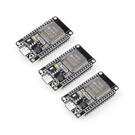 ELEGOO 3PCS Carte de Développement ESP32 Type-C, 2,4 GHz WiFi + Bluetooth Dual Core Carte de Contrôle pour Arduino, Support Micr