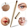 Abeillo Pinceau à Lèvres Rétractable Double Extrémité - Mini Pinceau Anti-Cernes, Rouge à Lèvres et Maquillage Brillant - Outil