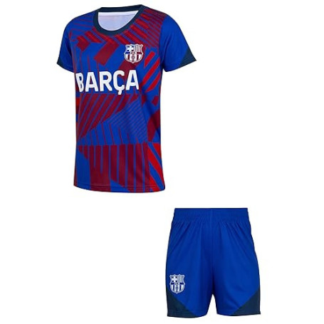 Ensemble Football Maillot Short Barça Enfant garçon - Collection Officielle FC Barcelone | Collection Officielle, Football, Ense