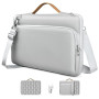 NIMOSA 15.6 Pouces Ordinateur Portable Sac Pc Imperméable Mallette Bandoulière Porte Document Sac de Messager With YKK zip Prote