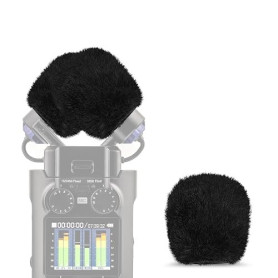 Geekria for Creators Lot de 3 Pare-Vent en Fourrure compatibles avec enregistreur Pratique Zoom H5 Studio - Micro DeadCat - Hous