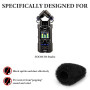 Geekria for Creators Lot de 3 Pare-Vent en Fourrure compatibles avec enregistreur Pratique Zoom H5 Studio - Micro DeadCat - Hous