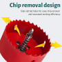 Yeepeo Scie Cloche 100mm, HSS M42 Bi-Métal Scies-cloches Bois, Scie à Trous Avec Adaptateur et Foret de Centrage idéale pour Boi