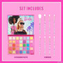Barbie Palette Fards à Paupières 35 Couleurs avec 8 Pinceaux