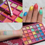 Barbie Palette Fards à Paupières 35 Couleurs avec 8 Pinceaux