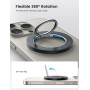 Lamicall Anneau Téléphone Magnétique pour MagSafe - 360° Rotation, avec Anneau Métallique Compatible avec Charge sans Fil, Poign