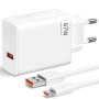 67W Chargeur Rapide USB pour Redmi Note 15 14 13 12 11 10 Pro 5G,Chargeur Turbo avec 6A Câble USB C pour Xiaomi Redmi 14/13/12/1