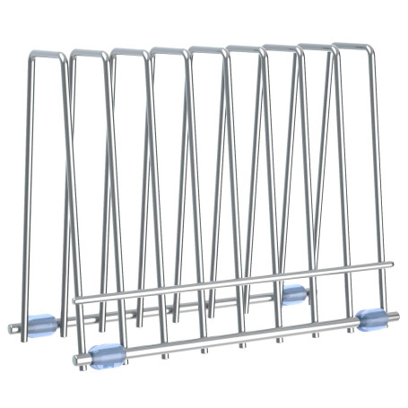IDEATECH Support de Sacs Réutilisables, Séchoir et Rack de Rangement Multifonctionnel en Acier Inoxydable Durable et Anti-Rouill