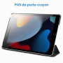 JETech Coque pour iPad 10,2 Pouces (Modèle 2021/2020/2019, 9ème/8ème/7ème Génération), Housse Étui avec Veille/Réveil Automatiqu