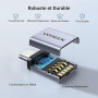 UGREEN Adaptateur USB C vers USB A 3.2 10Gbps OTG Lot de 2 Compatible avec iPhone 17 Pro Max Air 16 15 MacBook Air iMac iPad Gal