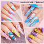 Makartt Rhinestone Glue - 2 pièces 30 ml Gel 3d Nail Art, Colle Faux Ongles UV Strass Ongles Nail Art Charms Nail Gems