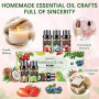 AESHORY Kit Huiles Parfumées Aromathérapie Fruitées 6 X 10ML, Huile Essentielle Fruits Naturelle pour Diffuseurs, Massage, DIY B