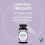 Vitavea Bien-être - Gummies Cheveux Sublimes - Favorise la Pousse - Biotine, Levure de Bière, Kératine, Zinc, Collagène - Anti-C