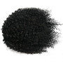 ROSESSEA Extension de queue de cheval afro - américaine bouclée cheveux courts en queue de cheval afro - américaine (12 Inch, 1B