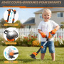 Outils de Jardin pour Enfants 3 en 1 - Débroussailleuse Enfant, Souffleur Enfant & Tronconneuse Enfant, Jouets de Jeu Imaginaire
