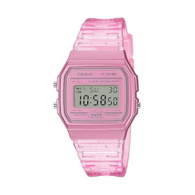 Casio Montre à Quartz Classique série F91W | Résistante à l'eau | Chronomètre 1/100 Seconde | Alarme Quotidienne | Signal horair