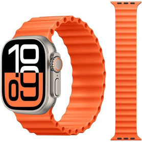CeMiKa Bracelet Boucle Sport Océan Compatible avec Bracelet Apple Watch 49mm 46mm 45mm 44mm 42mm, Bracelet Respirant en Silicone