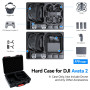 FPVtosky Étui Rigide pour DJI Avata 2, Mallette Rigide Compatible avec Goggles N3, RC Motion 3, la Télécommande FPV 3 et Les Acc