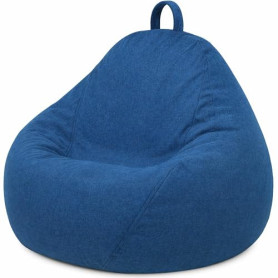 bananair - Pouf Poire Fabriqué en France - Rembourré en Mousse, Housse Lavable en Machine - Idéal pour Salon, Chambre ou Coin Co
