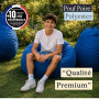 bananair - Pouf Poire Fabriqué en France - Rembourré en Mousse, Housse Lavable en Machine - Idéal pour Salon, Chambre ou Coin Co