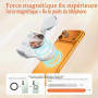 Fun Shot Poignée pour Smartphone et Lumiere à Selfie Magnétique C03,Grip Phone Appareil Photo Magnétique avec Télécommande Bluet