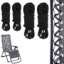 4 Pcs Corde Remplacement élastiques pour Chaise Longue Transat Pliante Inclinable Cordons de Remplacement de Chaise Zéro Gravité
