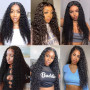 Tissage Bresilien Boucle 9A Brésilien Vague D'eau Vierge Cheveux 12 14 16 Pouces 100% Cheveux Naturel Bresilienne Bouclée les Ch