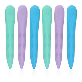 Lot de 6 gommes pour enfants en 3 couleurs | 6 gommes pour un effacement précis. Idéal pour l'école, le bureau et comme cadeau –