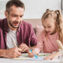 Lot de 6 gommes pour enfants en 3 couleurs | 6 gommes pour un effacement précis. Idéal pour l'école, le bureau et comme cadeau –
