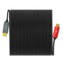 Twozoh Câble Fibre Optique HDMI 150M, Câble HDMI Fibre Optical 4K Supporte 3D/4K@60Hz /18Gbps
