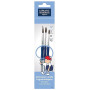 Lefranc Bourgeois - Pinceaux ergonomiques Grippy rond - Lot de 3 tailles : 2/8/12