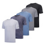 fovdtaa Lot de 5 t-shirts de sport pour homme à manches courtes et encolure ronde, matière perméable à l’air
