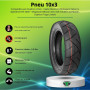 M365Lyon – Pneu 10X3 Pouces Pour Trottinette Électrique Zero 10X Dualtron Victor - Kaabo Mantis 10 Mobygum Xenon-S - Speedtrott 