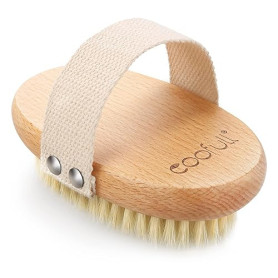 Brosse à sec pour le corps, Brosse exfoliante physique, Brosse masseuse pour le drainage lymphatique, Brosses anti-cellulite, Bo